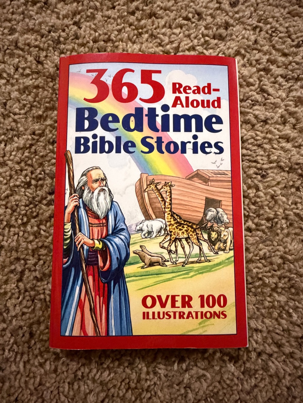 Bedtime Bible Stories Kids Book - Red Cover